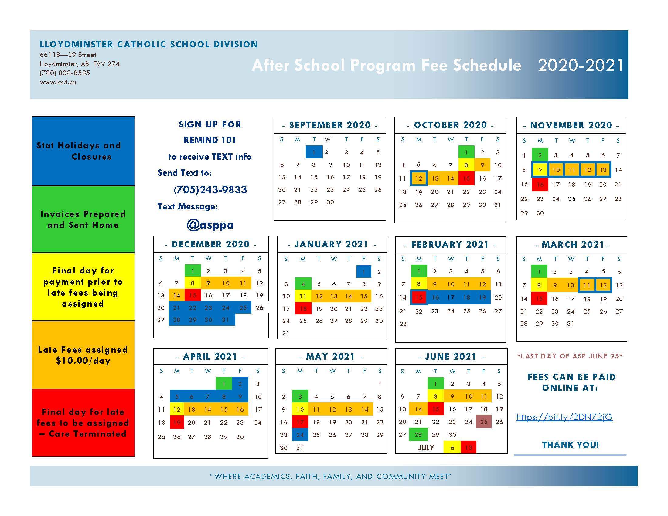 Lloydminster Catholic School Division After School Program