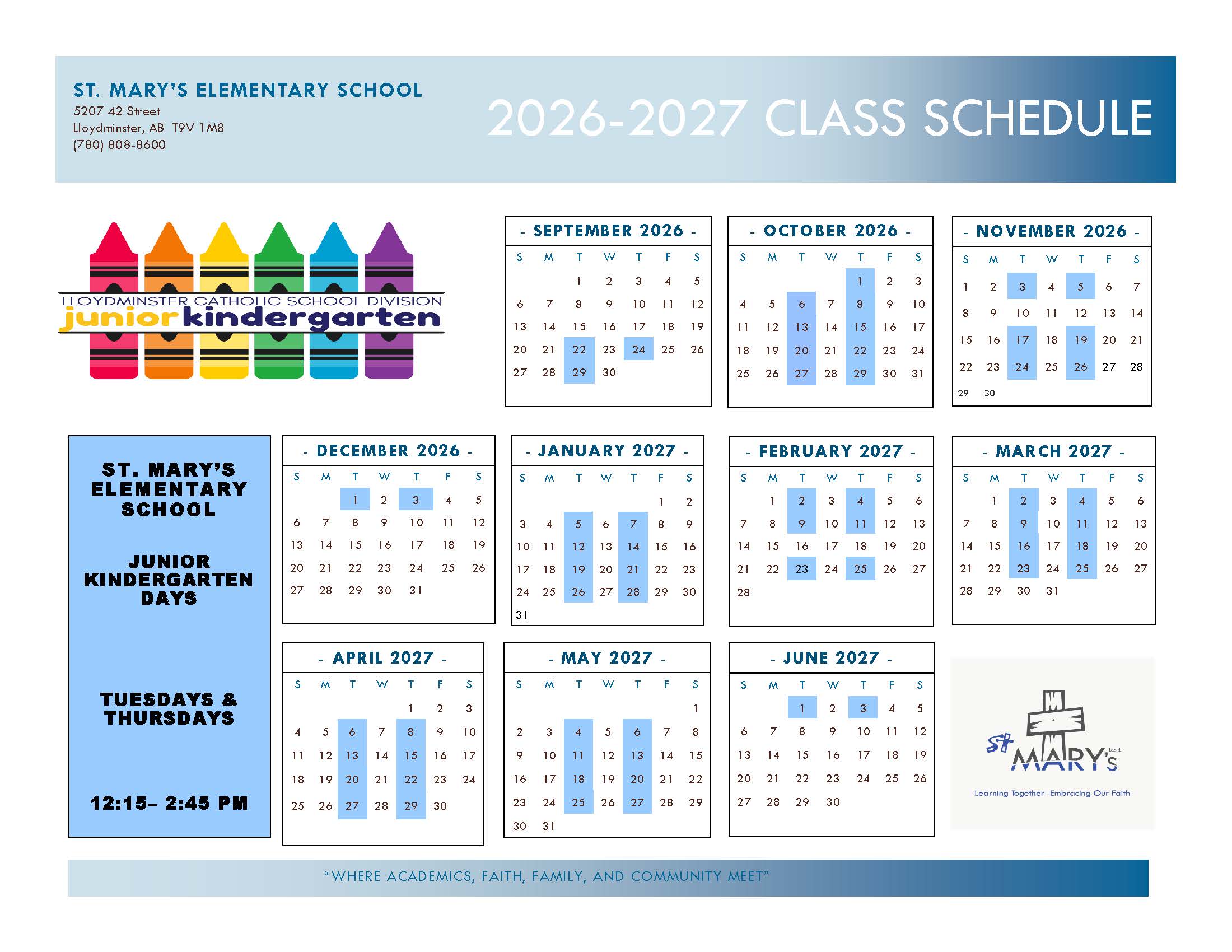 St. Marys 2026 2027